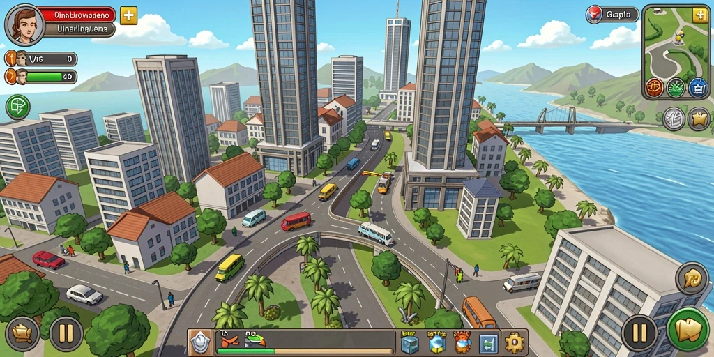 Screenshot dari sesi permainan yang mendebarkan.