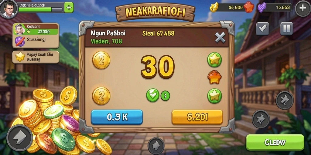 Sistem upgrade yang menarik untuk setiap karakter.