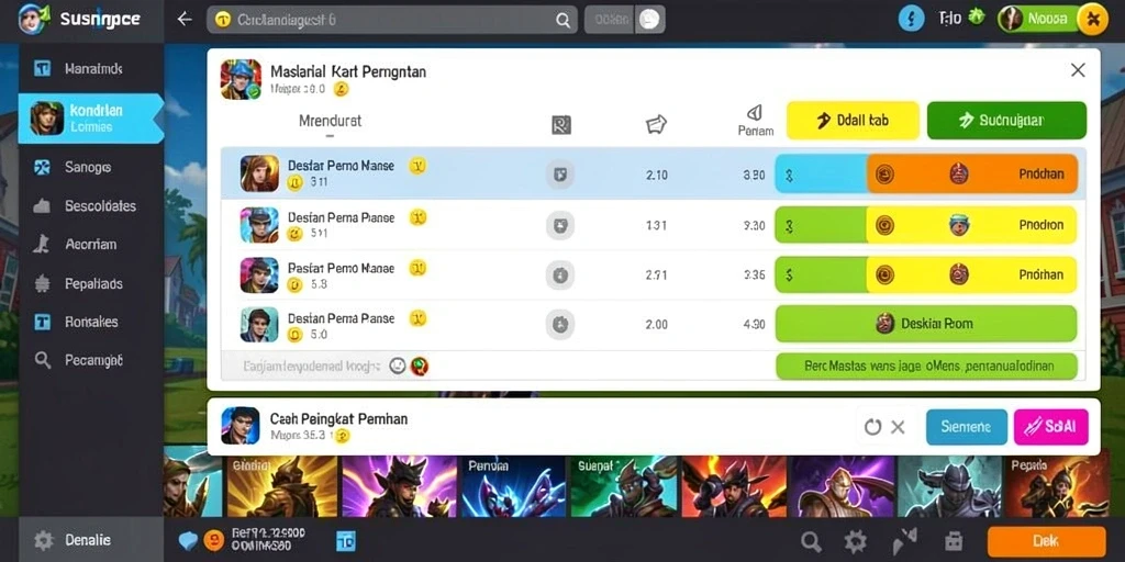 Tangkapan layar memperlihatkan pertempuran epik antara dua pemain.
