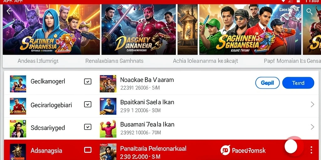 Screenshot menampilkan berbagai hadiah yang bisa dimenangkan.
